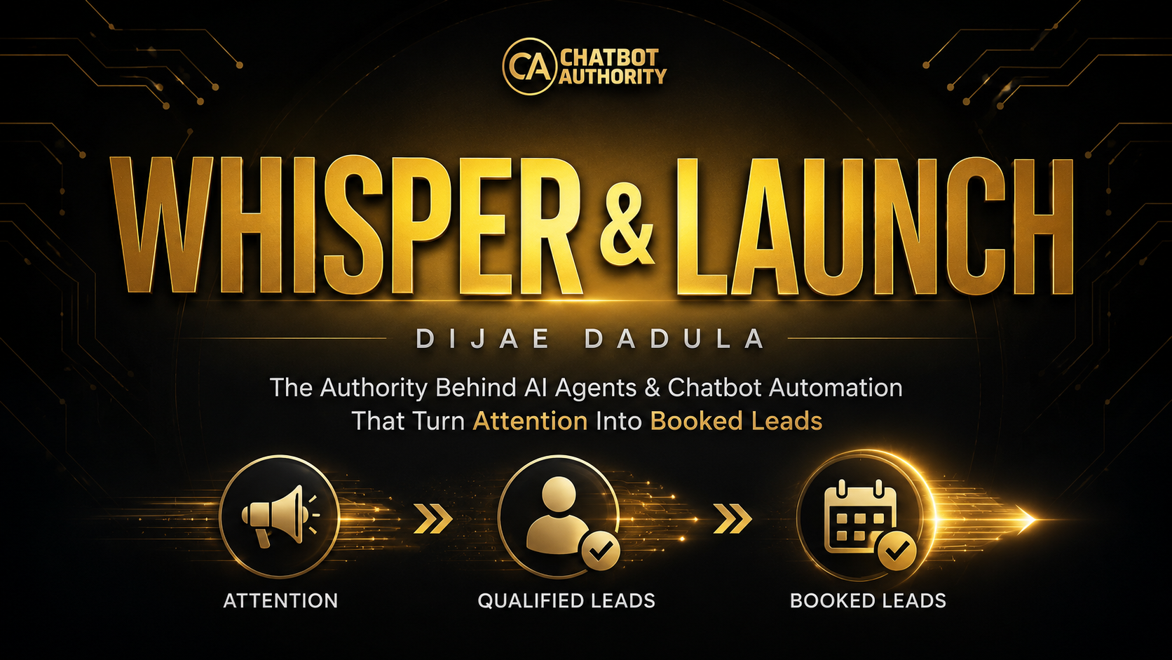 Whisper & Launch — course poster