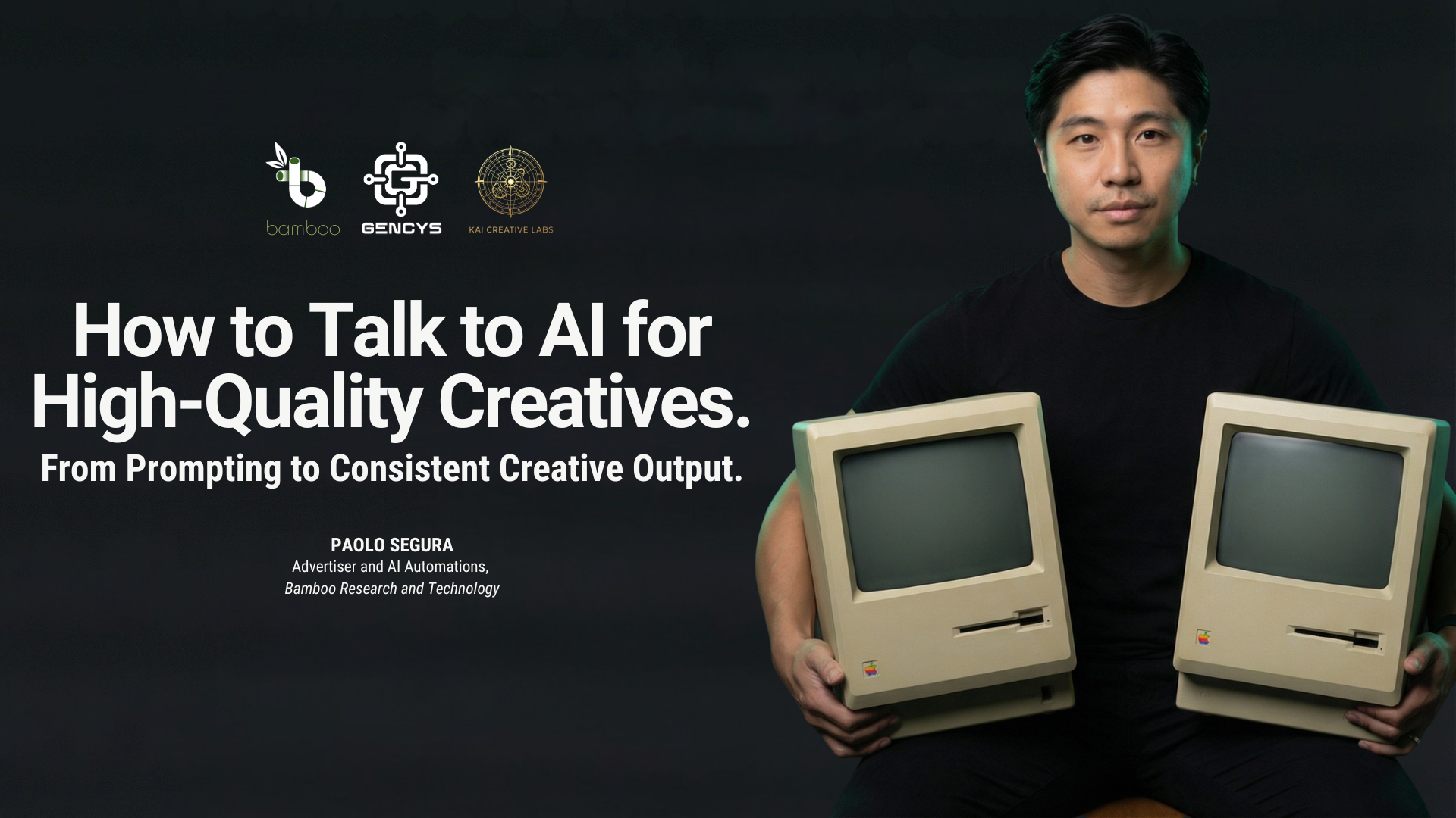 AI Creatives with Paolo Segura — course poster
